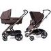 BRIO GO + LŮŽKO S METALICKOU HNĚDOU KONSTRUKCÍ 2012 - TROJKOMBINACE - KOČÁRKY A PŘÍSLUŠENSTVÍ