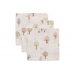 JOLLEIN UBROUSKY MUŠELÍNOVÉ 3 KS 31X31CM TINY PARK - LÁTKOVÉ UBROUSKY - PŘEBALOVÁNÍ