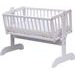 SCARLETT DĚTSKÁ KOLÉBKA SCARLETT BOROVICE BÍLÁ 90X41CM - KOŠÍKY A KOLÉBKY - SPINKÁNÍ