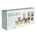 BEABA KELÍMKY NA JÍDLO SKLENĚNÉ 10X 250 ML NATURAL - USKLADNĚNÍ JÍDLA - KRMENÍ