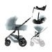 BRITAX-RÖMER SET KOČÁREK SMILE 5Z + HLUBOKÁ KORBA + AUTOSEDAČKA BABY-SAFE PRO + VARIO BASE 5Z STYLE - KOMBINACE S PŘÍSLUŠENSTVÍM - KOČÁRKY A PŘÍSLUŠENSTVÍ