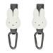 DOOKY HÁČKY BUGGY HOOK SMALL 2KS BLACK - HÁČKY, POPRUHY A KOLÍČKY - KOČÁRKY A PŘÍSLUŠENSTVÍ