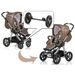 HARTAN QUAD SYSTEM PEVNÁ OSA S KOLY - VÝMĚNNÁ KOLEČKA - KOČÁRKY A PŘÍSLUŠENSTVÍ