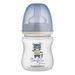 CANPOL BABIES LAHEV SE ŠIROKÝM HRDLEM BONJOUR PARIS 120ML MODRÁ - KOJENECKÉ LAHVE - KRMENÍ