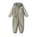 LEOKID SOFTSHELLOVÝ OVERAL COLOR BLOCK WOOD SAGE VEL. 18 - 24 MĚSÍCŮ (VEL. 86) - OVERALY - PRO DĚTI