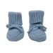LODGER SLIPPER KNIT BLUE FOGG 0 - 6 MĚSÍCŮ - KOJENECKÉ CAPÁČKY - PRO DĚTI