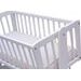 SCARLETT DĚTSKÁ KOLÉBKA SCARLETT BOROVICE BÍLÁ 90X41CM - KOŠÍKY A KOLÉBKY - SPINKÁNÍ