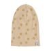 LODGER BEANIE PRINT RIB LINEN 6 - 12 MĚSÍCŮ - ČEPIČKY A KLOBOUČKY - PRO DĚTI