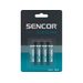 SENCOR ALKALICKÉ BATERIE AAA 4 KS - BATERIE - PRO DĚTI