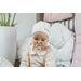 ENIE BABY DĚTSKÁ ČEPICE 3-6M DOTS CREME - ČEPIČKY A KLOBOUČKY - PRO DĚTI