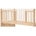 SCARLETT VÁLENDOVÁ BOČNICE K POSTÝLCE 120CM- PŘÍRODNÍ - DŘEVĚNÉ POSTÝLKY - SPINKÁNÍ