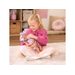 LULLA BABY PANENKA 35 CM V OVERALU S ČELENKOU FLORAL LILA - PANENKY - PRO DĚTI