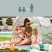 BABYMOOV SKLÁDACÍ STAN MOOV & PROTECT GREEN LAGOON - UV STANY - PRO DĚTI