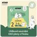 MOOMIN BABY 2 NEWBORN 3–6 KG (56 KS), EKO PLENY - JEDNORÁZOVÉ PLENY - PŘEBALOVÁNÍ