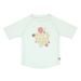 LÄSSIG SPLASH SHORT SLEEVE RASHGUARD FLOWERS SEA FOAM 19-24 MO. - TRIČKA KRÁTKÝ / DLOUHÝ RUKÁV - PRO DĚTI