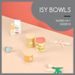 BABYMOOV SKLENĚNÉ MISKY S VÍČKY ISY BOWLS 6X 250ML + 3X 120ML - MISKY, TALÍŘKY A PODLOŽKY - KRMENÍ