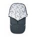 EMITEX FUSAK 2V1 COCOON SOFTSHELL GREY BLOOMS - FUSAKY DO KOČÁRKU - KOČÁRKY A PŘÍSLUŠENSTVÍ