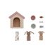 LITTLE DUTCH SADA DOMÁCÍ MAZLÍČCI DO DOMEČKU PRO PANENKY DŘEVĚNÁ - DOPLŇKY PRO PANENKY - PRO DĚTI