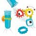 YOOKIDOO OZUBENÉ TVARY DO VANY - HRAČKY DO VANY - PRO DĚTI