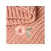 LITTLE DUTCH ŠÁLA PLETENÁ KRUHOVÁ DEEP PINK ONE SIZE - ČEPIČKY A KLOBOUČKY - PRO DĚTI