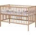 SCARLETT DĚTSKÁ POSTÝLKA S KOMPLETNÍ VÝBAVOU 120 X 60 CM LILA BÉŽOVÁ - DŘEVĚNÉ POSTÝLKY - SPINKÁNÍ