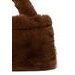 STUDIO NOOS FAUX FUR MINI HANDBAG BROWN - DOPLŇKY - PRO MAMINKY