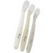 BO JUNGLE MĚKKÉ JÍDELNÍ LŽIČKY SOFT WHITE/GREY/BLUE (3KS) - LŽIČKY A PŘÍBORY - KRMENÍ