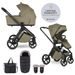 EASYWALKER SET KOČÁREK 2V1 ZOEY GO CHESTNUT BROWN XXL LIMITED S PŘÍSLUŠENSTVÍM - KOMBINACE S PŘÍSLUŠENSTVÍM - KOČÁRKY A PŘÍSLUŠENSTVÍ