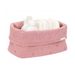 LITTLE DUTCH KOŠÍK PLETENÝ VELKÝ PURE PINK BLUSH - ORGANIZÉRY NA PŘEBALOVACÍ PULT - PŘEBALOVÁNÍ