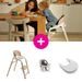 BUGABOO GIRAFFE SET ŽIDLIČKA + BABY SET + PULTÍK - JÍDELNÍ ŽIDLIČKY DŘEVĚNÉ - KRMENÍ