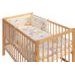 SCARLETT DĚTSKÁ POSTÝLKA S KOMPLETNÍ VÝBAVOU SCARLETT 120 X 60 CM - MRÁČEK - BÉŽOVÁ - DŘEVĚNÉ POSTÝLKY - SPINKÁNÍ