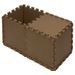 RIALTO BABY HRACÍ PODLOŽKA PUZZLE COCOA CREAM 90X90 CM - HRACÍ PODLOŽKY NA ZEM - SPINKÁNÍ