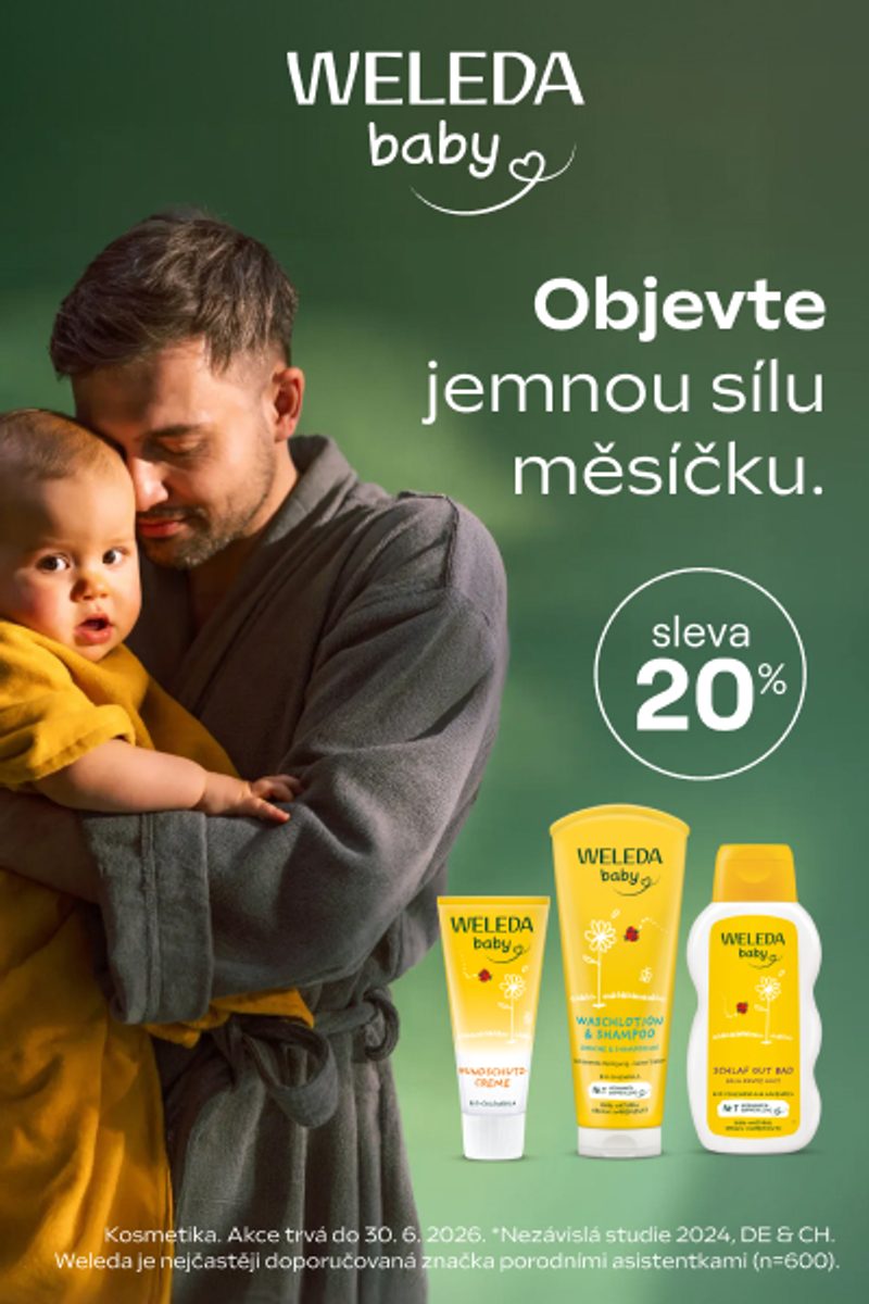 Weleda 20% sleva Baby&Mama