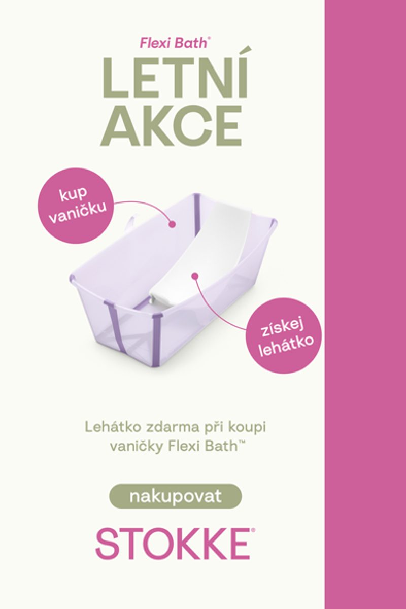 STOKKE® Flexi Bath® + ZDARMA lehátko