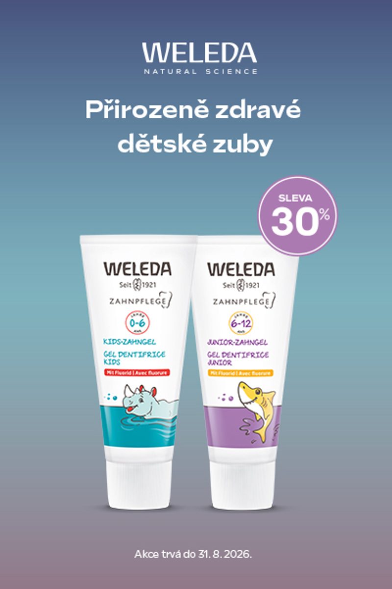 Weleda zubní pasta sleva 30%