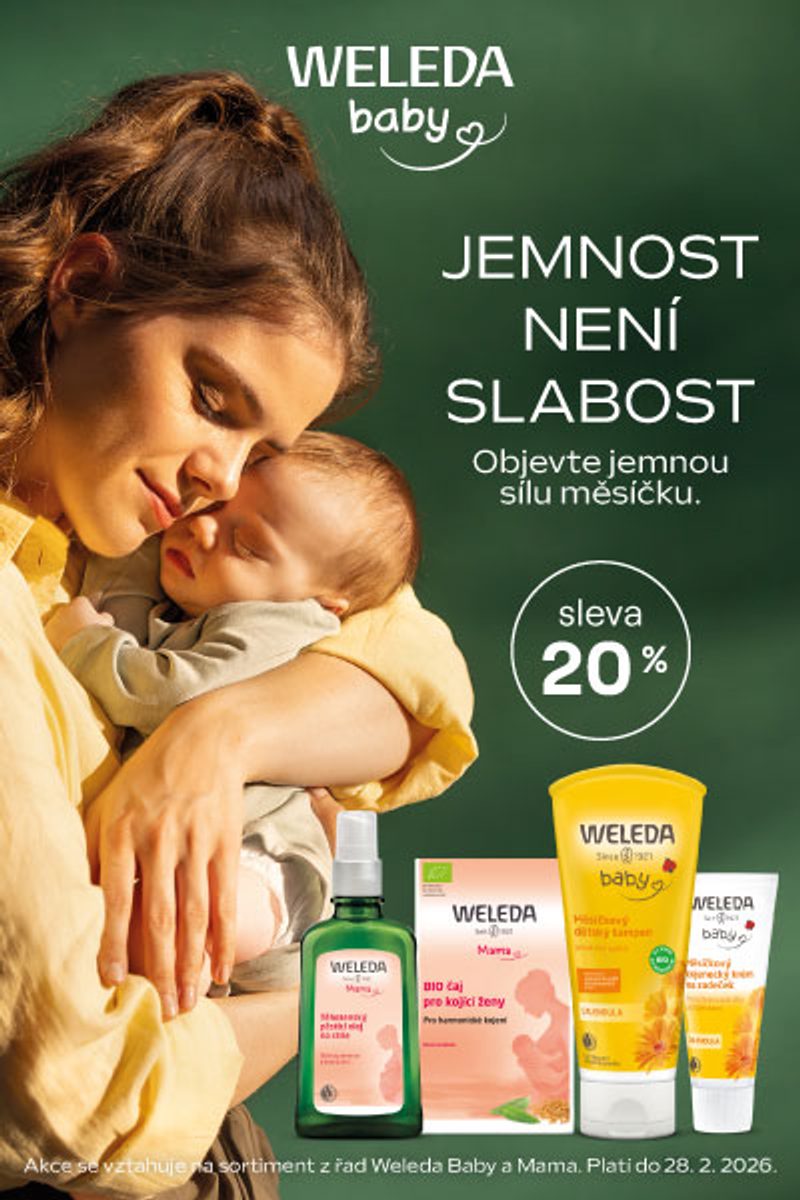 Weleda baby sleva 20%