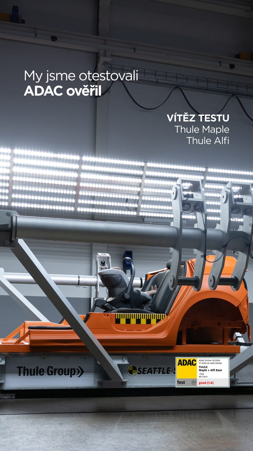 Thule Palm – testování ADAC a Stiftung Warentest