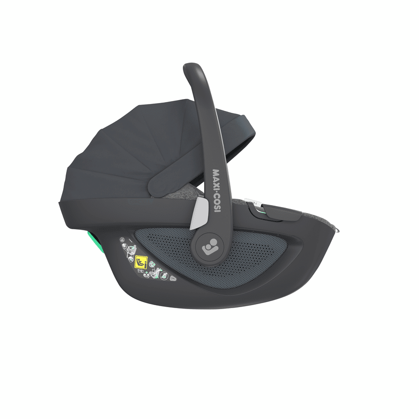 Maxi-Cosi Pebble 360 – rychlé připoutání jednou rukou