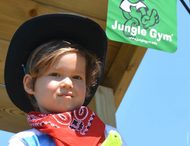 Dětské hřiště Jungle Chalet - kompletní sestava včetně skluzavky