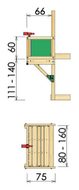 Balcony Module - přídavný modul k dětskému hřišti