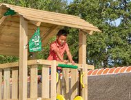 Dětské hřiště Jungle Shelter - kompletní sestava včetně skluzavky