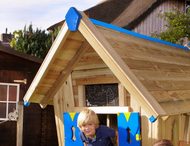 Dětský domek na zahradu Jungle Crazy (bez terasy) - kompletní sestava