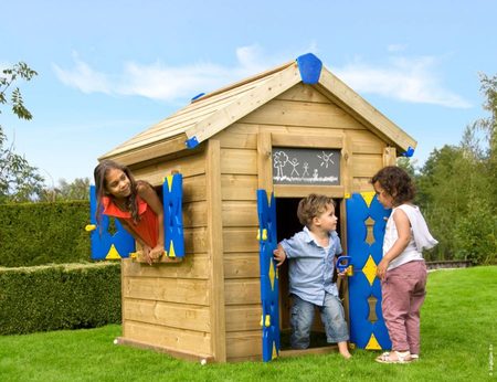 Dětský domek na zahradu Jungle Playhouse (bez terasy) - kompletní sestava
