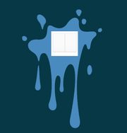 Samolepka na vypínač - Skvrna