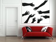 Samolepky na zeď - Ruce