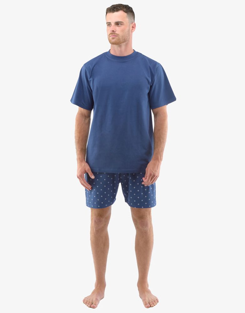 krátké pyžamo pánské max - lékořice měsíc - XL