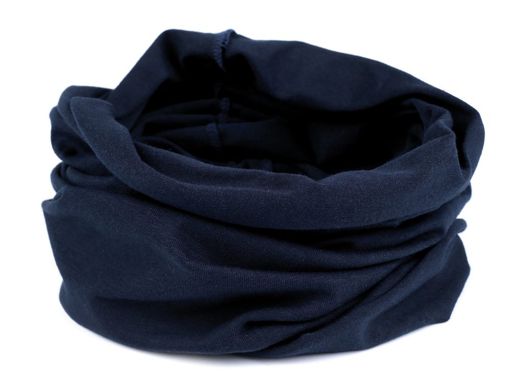 Multifunkční šátek pružný, pánský - 4 modrá tmavá