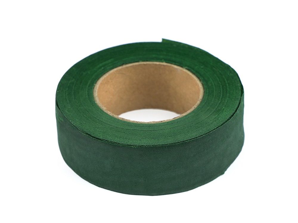 Floristická páska šíře 25 mm - 1 zelená