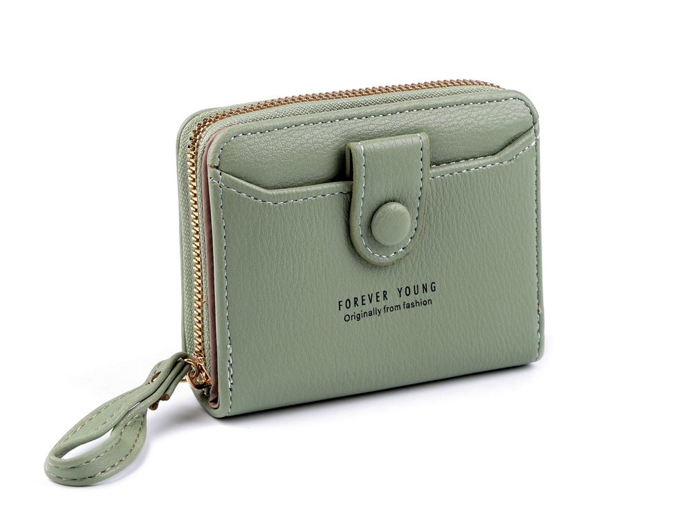 Dámská peněženka 9x12 cm - 5 zelenkavá