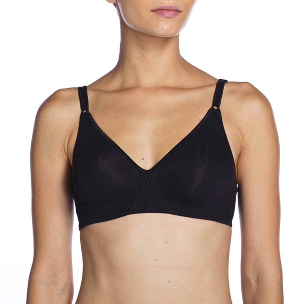 Podprsenka Cotton Bra BU812060 - černá - 100D